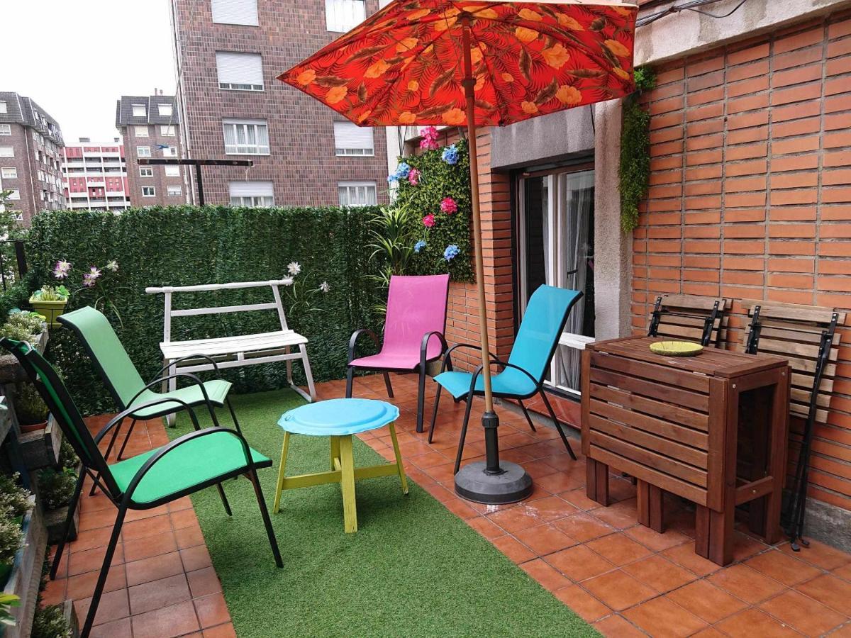 Apart 2 Terrazas Para 4 Personas Bilbao Centro Eksteriør bilde